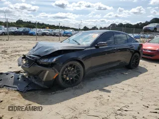 2021 Cadillac CT5 Premium Luxury with VIN 1G6DT5RWXM0116800, listed as a Copart auction lot 69296654 with 63,951 mi miles and Salvage Title. Bid and sale history available at DreamBid. Image 1.