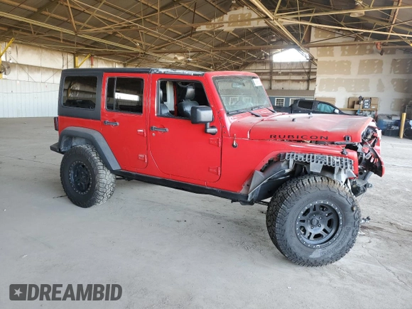 2012 Jeep Wrangler Unlimited Call of Duty MW3 with VIN 1C4BJWFGXCL225459, listed as a Copart auction lot 60699895 with 98,196 mi miles and Salvage title. Bid and sale history available at DreamBid. Image 4.