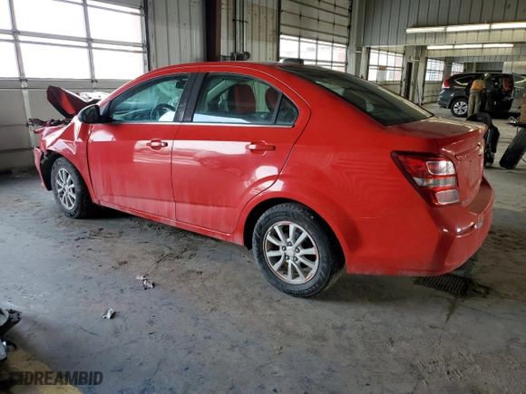 2017 Chevrolet Sonic LT with VIN 1G1JD5SH7H4120058, listed as a Copart auction lot 45819815 with 0 mi miles and Non Repairable. Bid and sale history available at carsss.com. Image 2.