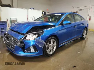 2018 Hyundai Sonata SEL with VIN 5NPE34AF2JH682939, listed as a Copart auction lot 51783255 with 90,531 mi miles and Salvage Title. Bid and sale history available at DreamBid. Image 1.