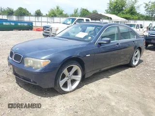 2003 BMW 7 Series 745i with VIN WBAGL63433DP66838, listed as a IAAI auction lot 42548738 with Not provided miles and . Bid and sale history available at DreamBid. Image 2.