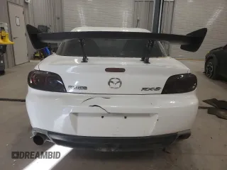 2005 Mazda RX-8 with VIN JM1FE173X50156815, listed as a Copart auction lot 74341824 with 75,302 mi miles and Clean Title. Bid and sale history available at carsss.com. Image 6.