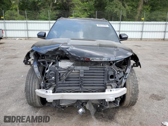 2022 Ford Explorer ST-Line with VIN 1FMSK7KH7NGC50375, listed as a Copart auction lot 69773724 with 12,018 mi miles and Salvage Title. Bid and sale history available at carsss.com. Image 5.