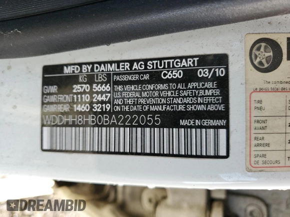 2011 Mercedes-Benz E 350 Luxury with VIN WDDHH8HB0BA222055, listed as a Copart auction lot 79718454 with 221,008 mi miles and Clean Title. Bid and sale history available at DreamBid. Image 13.