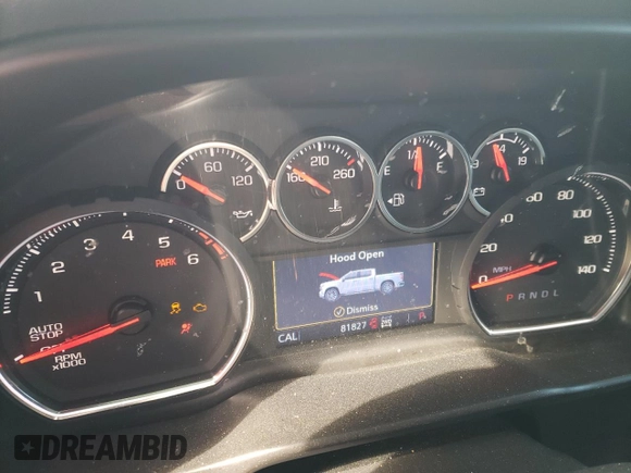 2020 Chevrolet Silverado 1500 LT Trail Boss with VIN 3GCPYFED7LG364843, listed as a Copart auction lot 89309635 with 81,827 mi miles and Salvage Title. Bid and sale history available at carsss.com. Image 9.