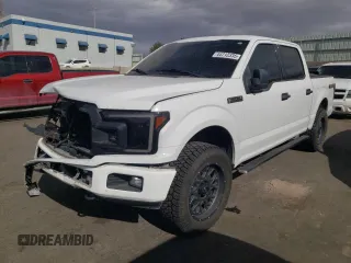 2018 Ford F-150 XL with VIN 1FTEW1E52JFB30231, listed as a Copart auction lot 44712335 with 83,280 mi miles and Salvage Title. Bid and sale history available at carsss.com. Image 1.