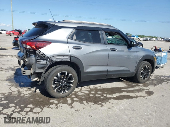 2022 Chevrolet TrailBlazer LT with VIN KL79MPSL0NB059070, listed as a Copart auction lot 54239525 with 41,755 mi miles and Salvage Title. Bid and sale history available at DreamBid. Image 3.