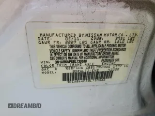 2011 Nissan Sentra 2.0 with VIN 3N1AB6AP8BL730888, listed as a Copart auction lot 82658484 with 196,946 mi miles and Salvage Title. Bid and sale history available at DreamBid. Image 15.