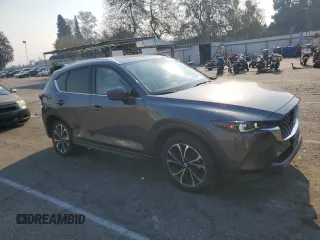 2023 Mazda CX-5 2.5 S Premium Plus Package with VIN JM3KFBEM6P0185977, listed as a Copart auction lot 87872585 with 28,568 mi miles and Salvage Title. Bid and sale history available at carsss.com. Image 4.