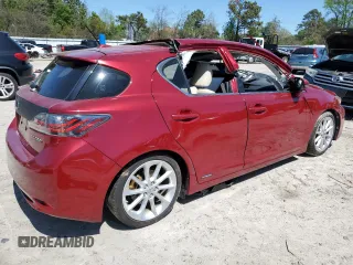 2012 Lexus CT 200h z VIN JTHKD5BH8C2094830, wystawiony jako Copart lot #52310905 z przebiegiem Nie podano mil oraz Czysty tytuł • Clean title. Historia ofert i sprzedaży dostępna na DreamBid. Obrazek 3.