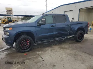2019 Chevrolet Silverado 1500 Custom with VIN 3GCUYBEF1KG700224, listed as a Copart auction lot 79436234 with 81,814 mi miles and Salvage Title. Bid and sale history available at DreamBid. Image 1.