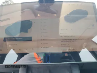 2023 Tesla Model 3 с VIN 5YJ3E1EA8PF543713, выставлен на аукционе Copart как лот 55165315 с пробегом 44 582 миль миль и Списание • Salvage title. История ставок и продаж доступна на DreamBid. Изображение 9.