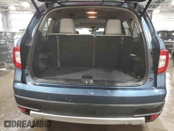 2021 Honda Pilot EX-L with VIN 5FNYF6H53MB095651, listed as a Copart auction lot 43171055 with 35,869 mi miles and Salvage Title. Bid and sale history available at DreamBid. Image 6.