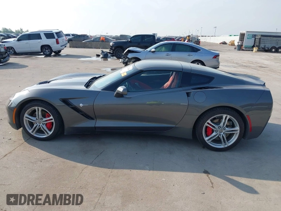 2015 Chevrolet Corvette 3LT with VIN 1G1YF2D76F5116733, listed as a IAAI auction lot 42252846 with 54,870 mi miles and . Bid and sale history available at DreamBid. Image 14.