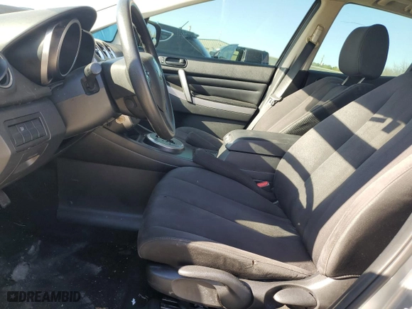 2012 Mazda CX-7 i SV with VIN JM3ER2A5XC0419471, listed as a Copart auction lot 49677325 with 112,551 mi miles and Clean Title. Bid and sale history available at carsss.com. Image 7.