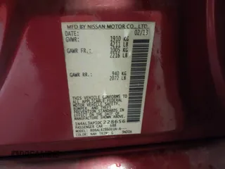 2013 Nissan Altima SV z VIN 1N4AL3AP1DC228656, wystawiony jako IAAI lot #42091325 z przebiegiem 146 430 mil mil oraz . Historia ofert i sprzedaży dostępna na DreamBid. Obrazek 9.