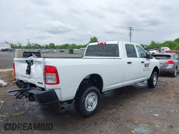 2024 Ram 2500 Tradesman with VIN 3C6UR5HJXRG161540, listed as a IAAI auction lot 42193008 with 17,558 mi miles and . Bid and sale history available at DreamBid. Image 4.