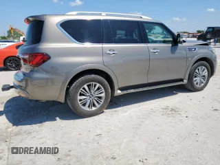 2019 Infiniti QX80 Luxe z VIN JN8AZ2NF2K9688380, wystawiony jako Copart lot #54236905 z przebiegiem 106 518 mil mil oraz Szkoda całkowita • Salvage title. Historia ofert i sprzedaży dostępna na DreamBid. Obrazek 3.