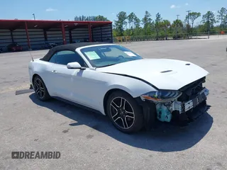 2018 Ford Mustang EcoBoost Premium with VIN 1FATP8UHXJ5138839, listed as a IAAI auction lot 42139484 with 83,449 mi miles and . Bid and sale history available at DreamBid. Image 1.