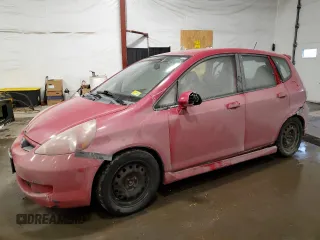 2007 Honda Fit Sport with VIN JHMGD376X7S034491, listed as a Copart auction lot 88989655 with 184,022 mi miles and Non Repairable. Bid and sale history available at carsss.com. Image 1.
