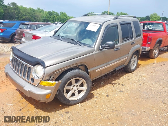 2005 Jeep Liberty Limited with VIN 1J4GK58K15W633519, listed as a IAAI auction lot 42240372 with 189,926 mi miles and . Bid and sale history available at DreamBid. Image 2.