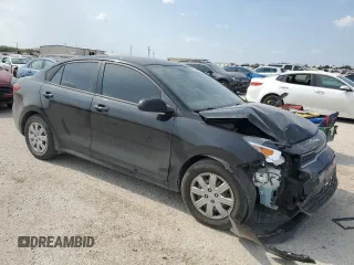 2021 Kia Rio LX with VIN 3KPA24AD9ME383196, listed as a Copart auction lot 68703904 with 100,688 mi miles and Salvage Title. Bid and sale history available at DreamBid. Image 4.