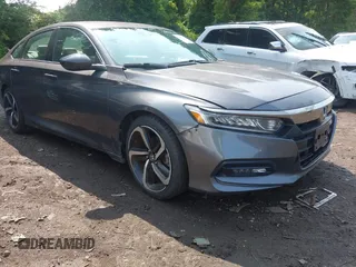 2019 Honda Accord Sport with VIN 1HGCV1F37KA004163, listed as a IAAI auction lot 42471501 with 155,046 mi miles and . Bid and sale history available at DreamBid. Image 1.