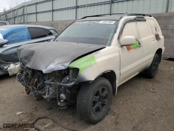 2006 Toyota Highlander w/3rd Row with VIN JTEEP21A460154977, listed as a Copart auction lot 48051865 with 0 mi miles and Salvage Title. Bid and sale history available at carsss.com. Image 1.