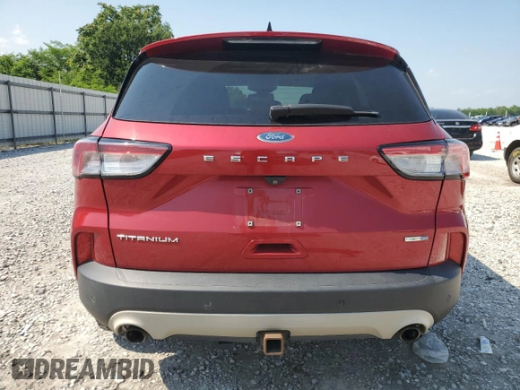 2020 Ford Escape Titanium with VIN 1FMCU9J95LUB28584, listed as a Copart auction lot 59967785 with 94,392 mi miles and Salvage title. Bid and sale history available at DreamBid. Image 6.