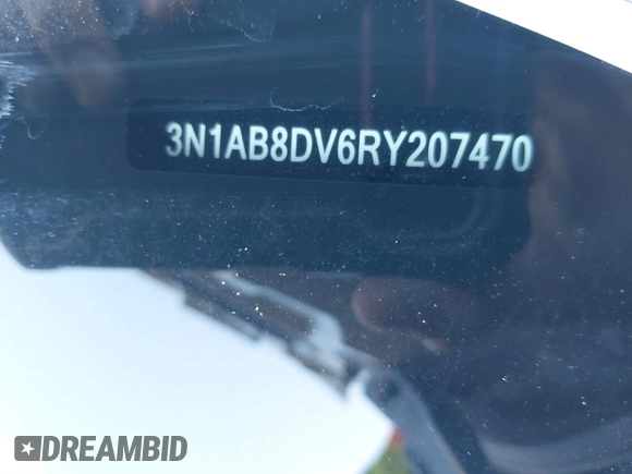2024 Nissan Sentra SR with VIN 3N1AB8DV6RY207470, listed as a IAAI auction lot 41486139 with 13,835 mi miles and . Bid and sale history available at DreamBid. Image 9.