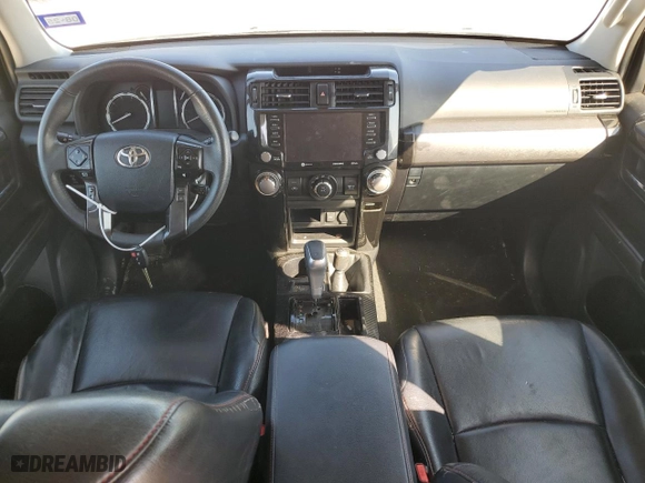 2021 Toyota 4Runner TRD Off Road with VIN JTEPU5JR6M5840897, listed as a Copart auction lot 80238474 with 66,646 mi miles and Salvage Title. Bid and sale history available at carsss.com. Image 8.