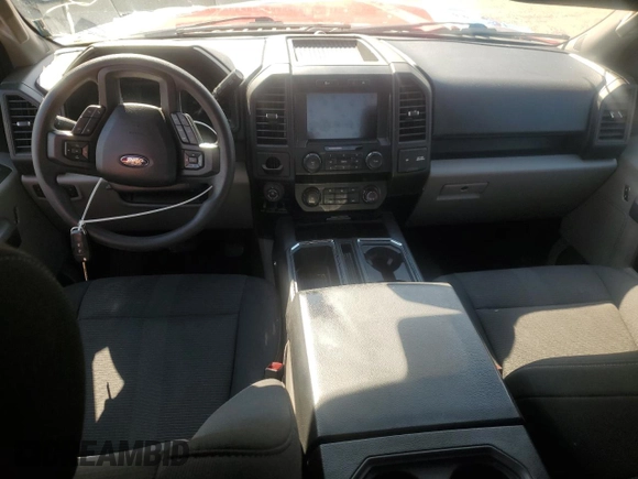 2020 Ford F-150 XL with VIN 1FTEX1CP5LFB98592, listed as a Copart auction lot 54707715 with 108,369 mi miles and Salvage title. Bid and sale history available at DreamBid. Image 8.