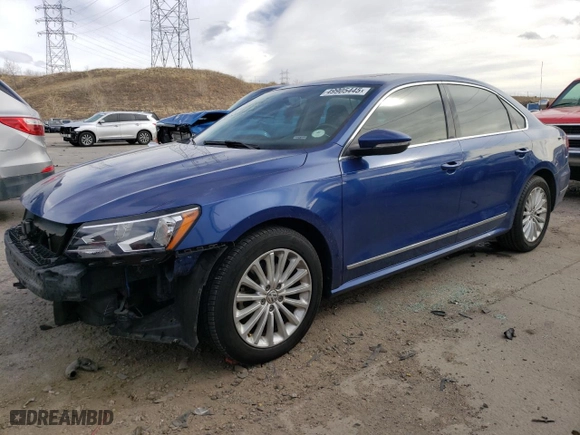 2016 Volkswagen Passat 1.8T SE w/Technology with VIN 1VWBS7A32GC069752, listed as a Copart auction lot 49905445 with 120,694 mi miles and Salvage Title. Bid and sale history available at carsss.com. Image 1.