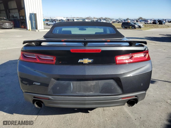 2017 Chevrolet Camaro 2LT with VIN 1G1FD3DX1H0138982, listed as a Copart auction lot 89146105 with 44,855 mi miles and Salvage Title. Bid and sale history available at carsss.com. Image 6.