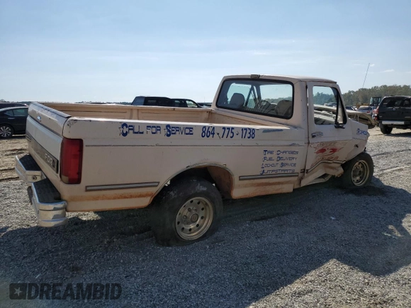 1992 Ford F-150 z VIN 1FTDF15NXNNA61991, wystawiony jako Copart lot #73393234 z przebiegiem Nie podano mil oraz Szkoda całkowita • Salvage title. Historia ofert i sprzedaży dostępna na DreamBid. Obrazek 3.