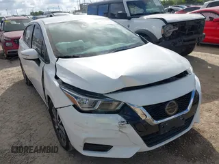 2021 Nissan Versa SV with VIN 3N1CN8EV3ML807318, listed as a IAAI auction lot 42596293 with 90,581 mi miles and . Bid and sale history available at DreamBid. Image 6.