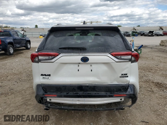 2024 Toyota RAV4 Hybrid XSE with VIN JTME6RFV1RD554472, listed as a Copart auction lot 57648625 with 23,411 mi miles and Salvage title. Bid and sale history available at DreamBid. Image 6.
