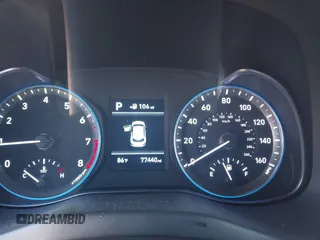 2018 Hyundai Kona SEL with VIN KM8K22AA6JU149282, listed as a IAAI auction lot 42071996 with 77,440 mi miles. Bid and sale history available at carsss.com. Image 7.