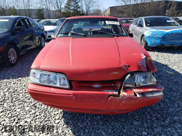 1993 Ford Mustang with VIN 1FACP41M4PF182123, listed as a Copart auction lot 52154315 with 70,458 mi miles and Clean title. Bid and sale history available at DreamBid. Image 6.