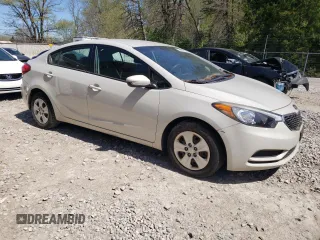2014 Kia Forte LX with VIN KNAFK4A67E5100344, listed as a Copart auction lot 54841665 with 93,099 mi miles and Clean Title. Bid and sale history available at carsss.com. Image 4.