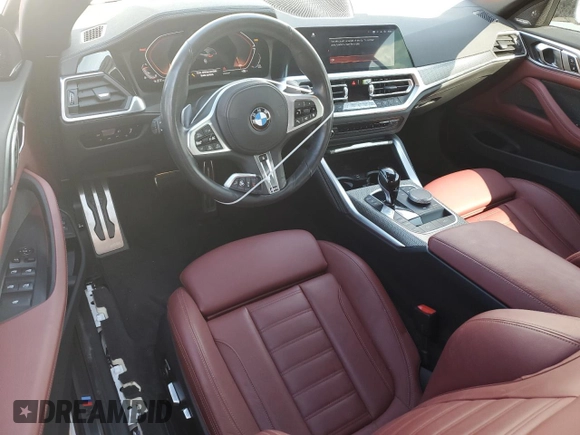 2023 BMW 4 Series M440i with VIN WBA53AT01PCL61211, listed as a Copart auction lot 74137914 with 12,476 mi miles and Salvage Title. Bid and sale history available at DreamBid. Image 8.