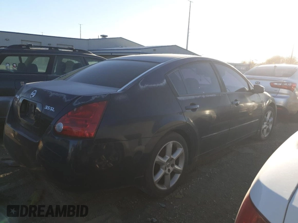 2006 Nissan Maxima 3.5 SE with VIN 1N4BA41EX6C832417, listed as a Copart auction lot 87131504 with 0 mi miles and Salvage Title. Bid and sale history available at carsss.com. Image 3.