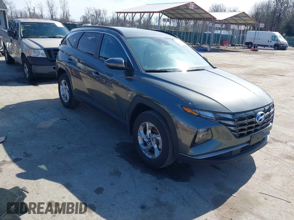2023 Hyundai Tucson SEL z VIN 5NMJBCAE5PH237670, wystawiony jako IAAI lot #41747912 z przebiegiem 21 607 mil mil oraz . Historia ofert i sprzedaży dostępna na DreamBid. Obrazek 1.