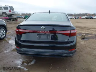 2025 Volkswagen Jetta SE with VIN 3VW7X7BU6SM032015, listed as a IAAI auction lot 41869064 with 2,550 mi miles. Bid and sale history available at carsss.com. Image 16.