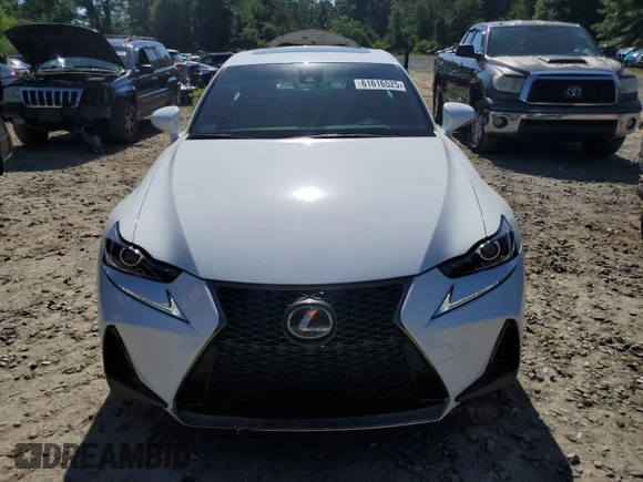 2020 Lexus IS 300 F Sport z VIN JTHG81F24L5040478, wystawiony jako Copart lot #61616525 z przebiegiem 69 672 mil mil oraz Szkoda całkowita • Salvage title. Historia ofert i sprzedaży dostępna na DreamBid. Obrazek 5.