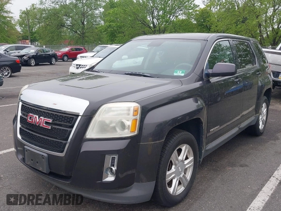 2014 GMC Terrain SLE with VIN 2GKALMEK5E6194461, listed as a IAAI auction lot 42196136 with 128,686 mi miles. Bid and sale history available at carsss.com. Image 2.