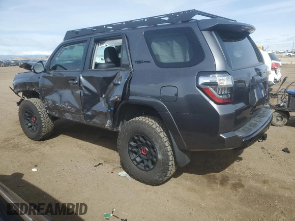2023 Toyota 4Runner TRD Pro with VIN JTELU5JR5P6126630, listed as a Copart auction lot 49896445 with 33,257 mi miles and Salvage title. Bid and sale history available at DreamBid. Image 2.