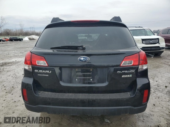 2013 Subaru Outback Premium with VIN 4S4BRBCC1D3316782, listed as a Copart auction lot 46825925 with 180,224 mi miles and Salvage Title. Bid and sale history available at carsss.com. Image 6.