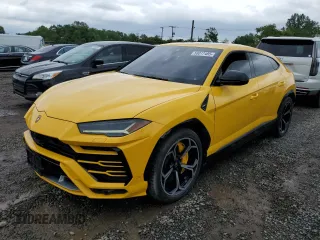 2019 Lamborghini Urus с VIN ZPBUA1ZL9KLA00879, выставлен на аукционе Copart как лот 58017485 с пробегом 23 614 миль миль и Списание • Salvage title. История ставок и продаж доступна на DreamBid. Изображение 1.