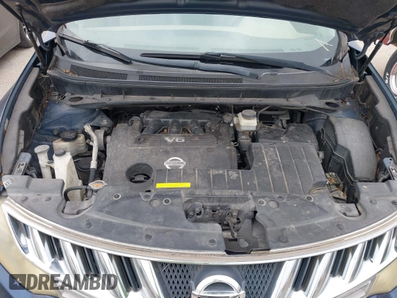 2009 Nissan Murano S with VIN JN8AZ18UX9W004840, listed as a IAAI auction lot 42040378 with 150,667 mi miles. Bid and sale history available at carsss.com. Image 10.
